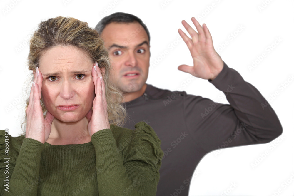 Couple fighting Couple fighting