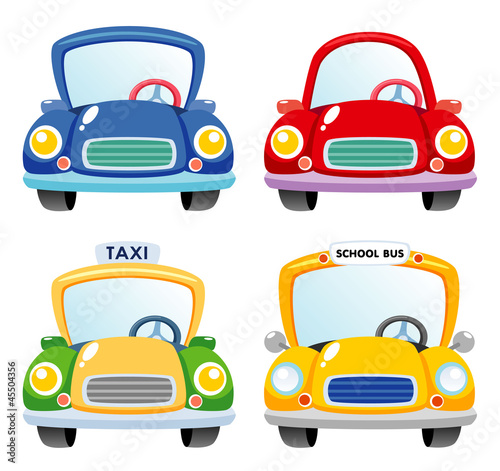 Illustration of a Car set