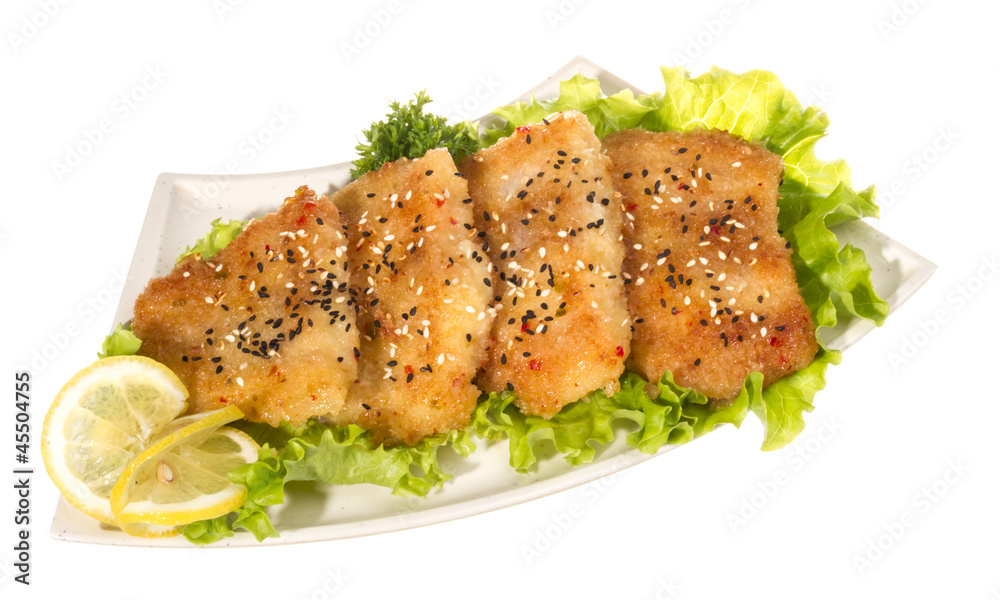 Roasted fish with lemon Roasted fish with lemon