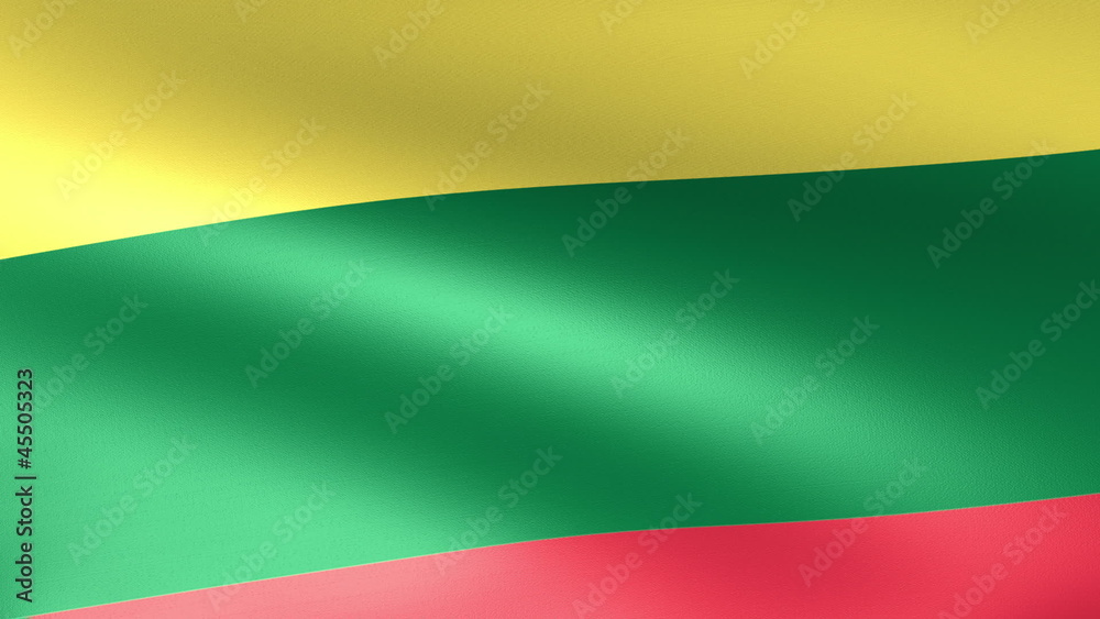Lithuania Flag Waving Lithuania Flag Waving