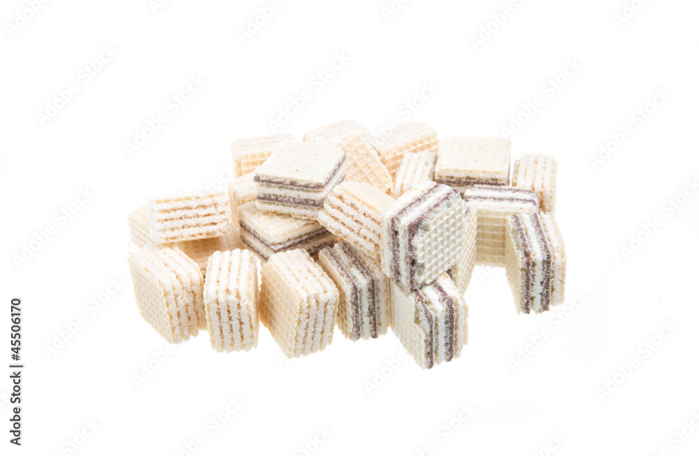 Heap of delicious cookies isolated on white background Heap of delicious cookies isolated on white background