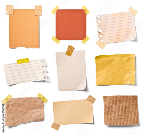 vintage note paper office business