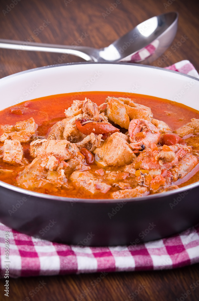 Fish soup. Fish soup.