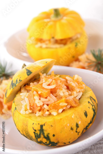 pumpkin risotto