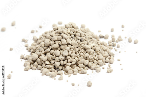 cat litter isolated