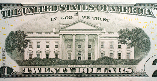 the white house on the twenty dollar bill