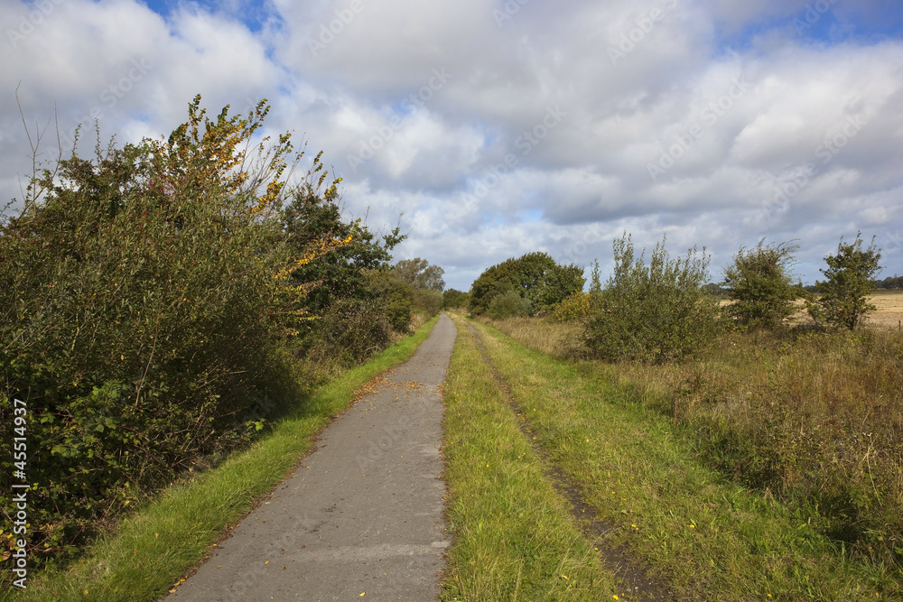 autumn cycle track