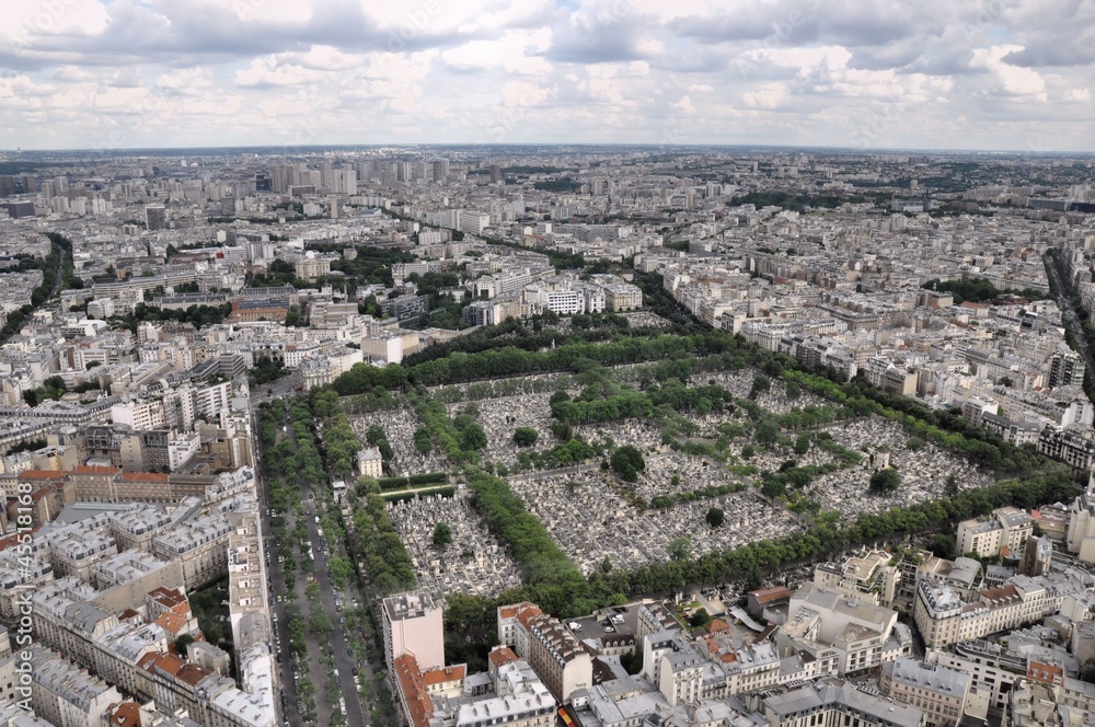 Paris view from Montparnasse