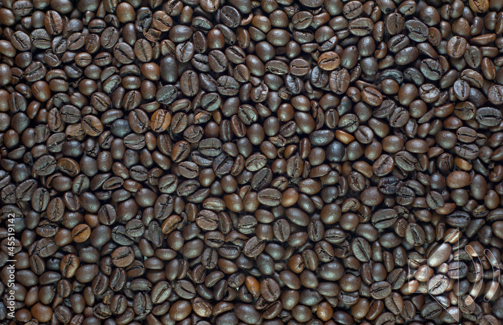 Speaker icon on coffee background and textured Speaker icon on coffee background and textured
