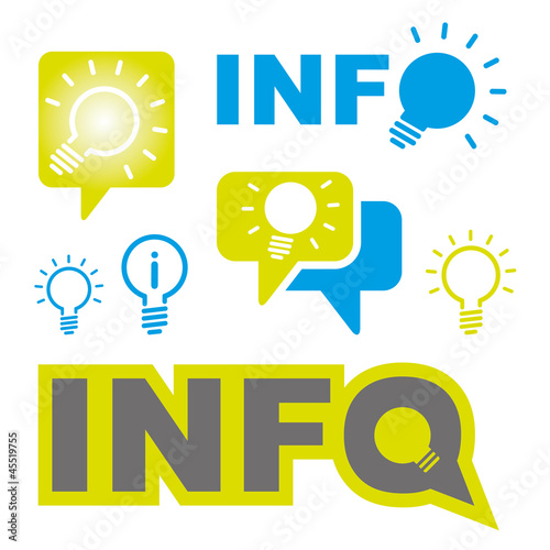 Information Glühbirne Idee Energie
