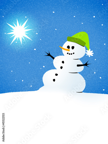 snowman card © magann