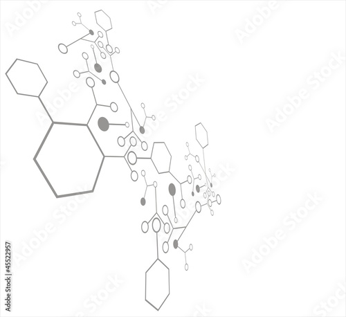 Molecule background