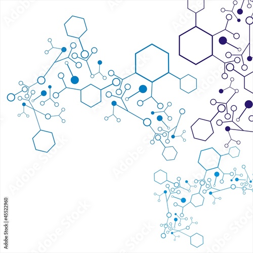 Molecule background