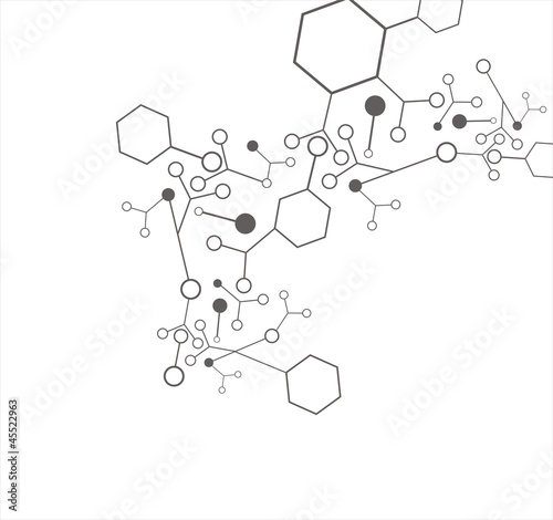 Molecule background