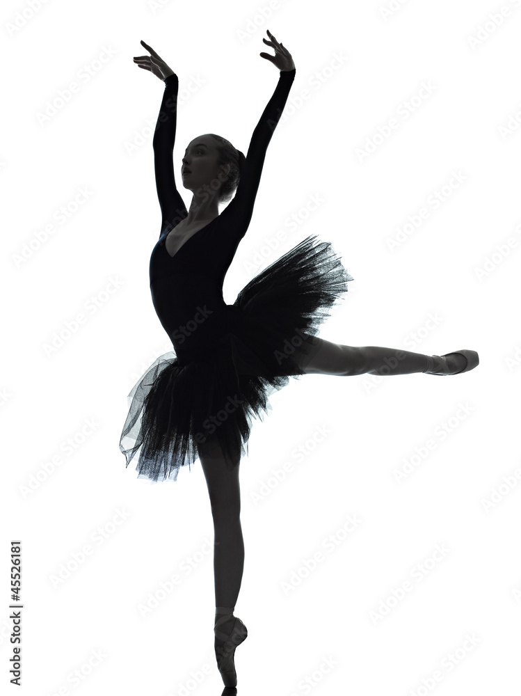 young woman ballerina ballet dancer dancing