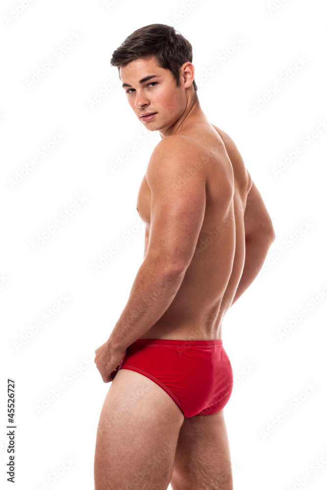 Man in Underwear Stock Photo | Adobe Stock
