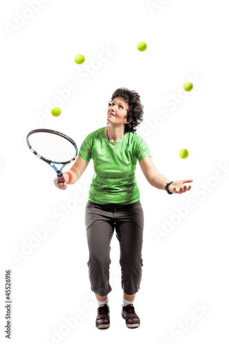 Tennis juggler © Nikola Spasenoski