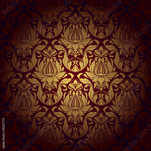 Seamless wallpaper pattern background. Vector