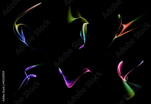 colorful Waves abstract background