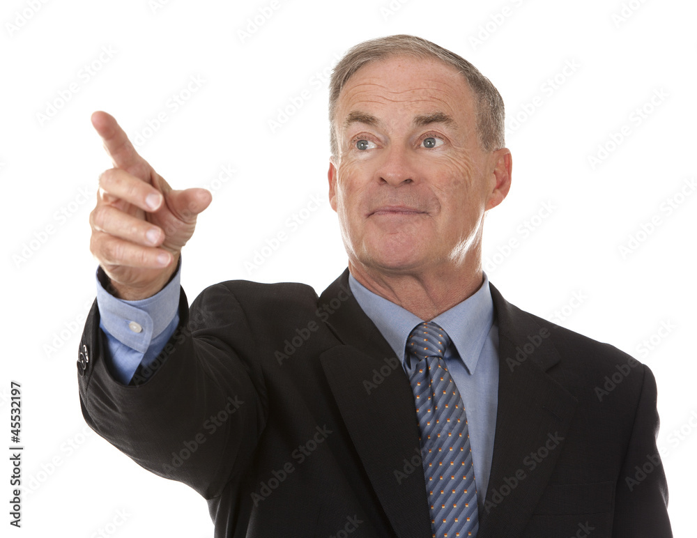 business man pointing business man pointing