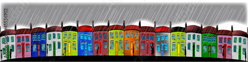 Raining