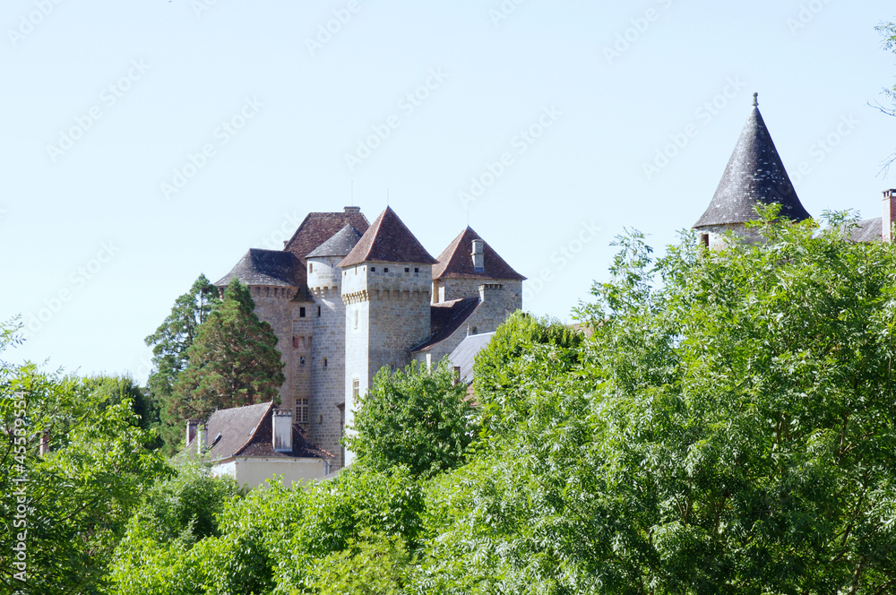 Fototapeta premium Curemonte en Limousin