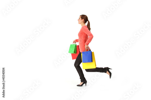 Frau beim Shoppen © W. Heiber Fotostudio