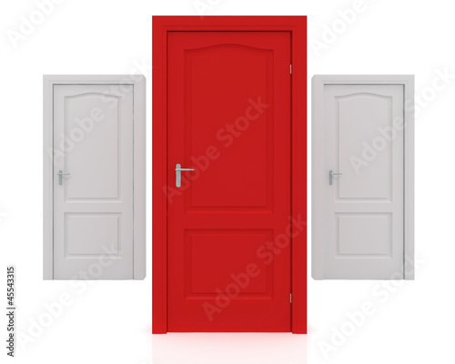 3d rendering of a door