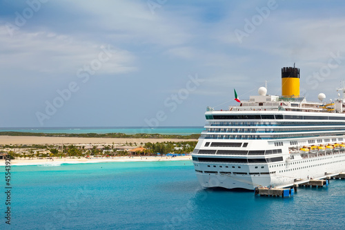Cruise Ship in Turks and Caicos Islands