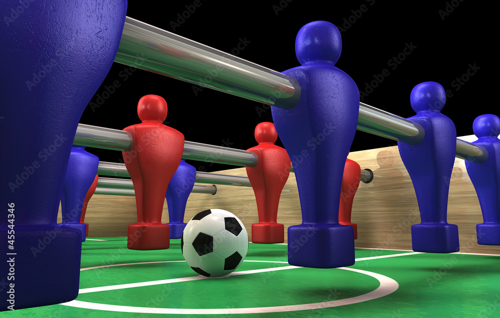 Fototapeta premium Foosball Table Closeup