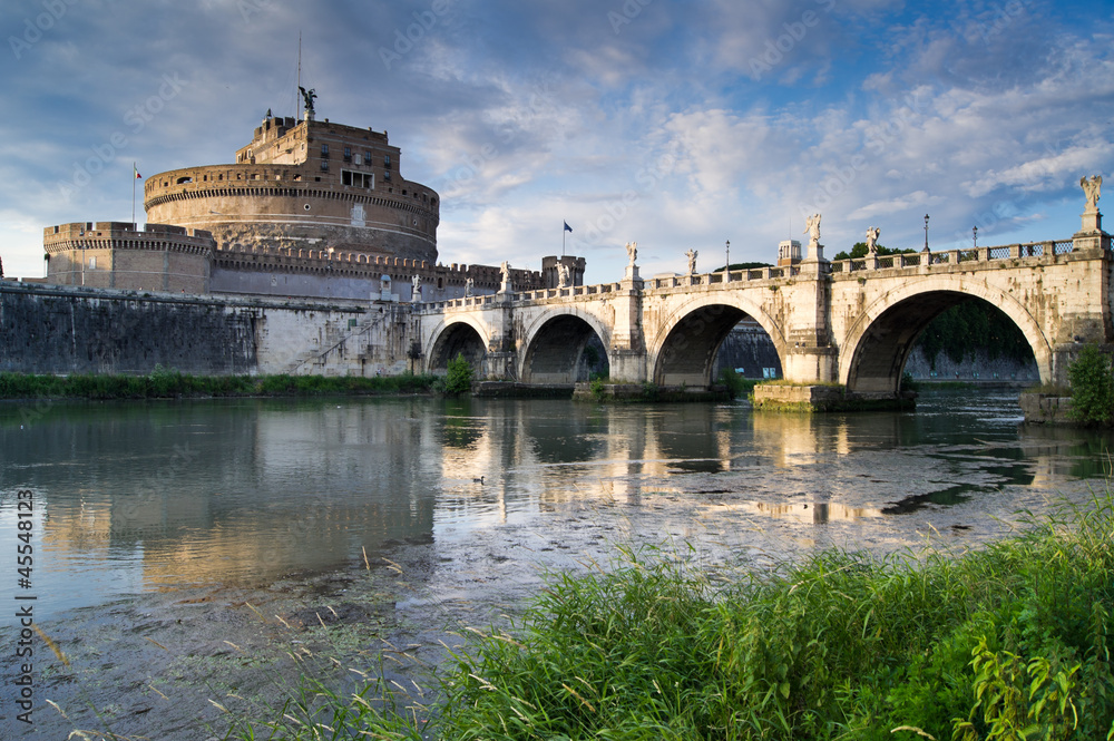 Castel Sant'Angelo and bridge Ponte Sant'Angelo