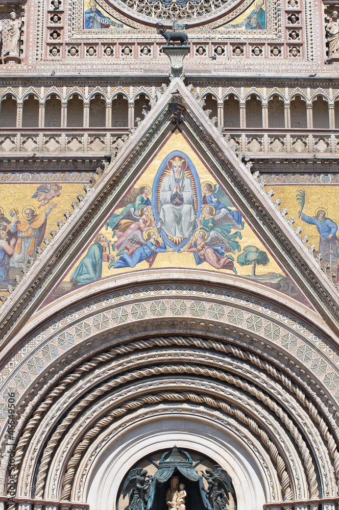 Obraz premium Cathedral of Orvieto. Umbria. Italy.