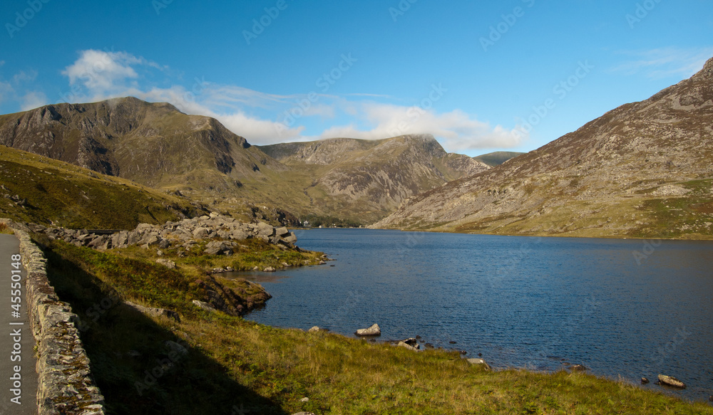 Mountain scenery in North Wales
