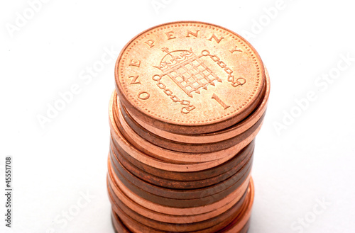 stack of pennies
