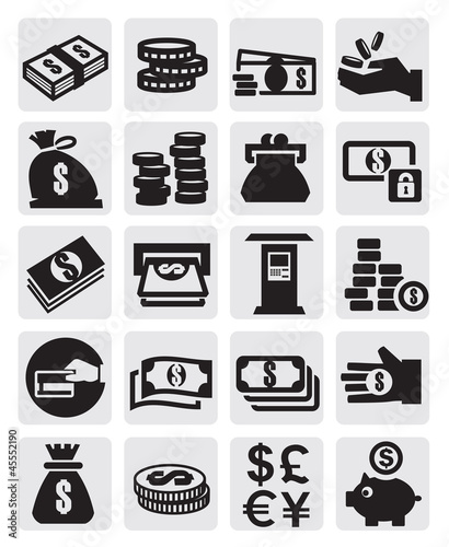 Finance icons