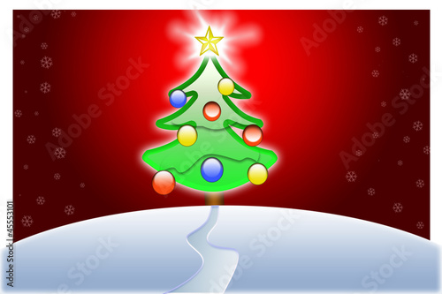 Arbol fiestas de navidad.