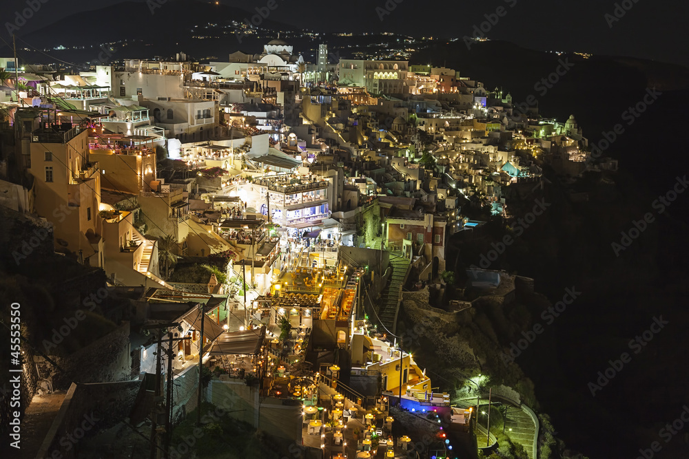 Fototapeta premium Fira town, Santorini island,Greece