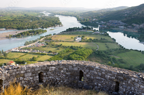 Two River Confluence, Albania photo