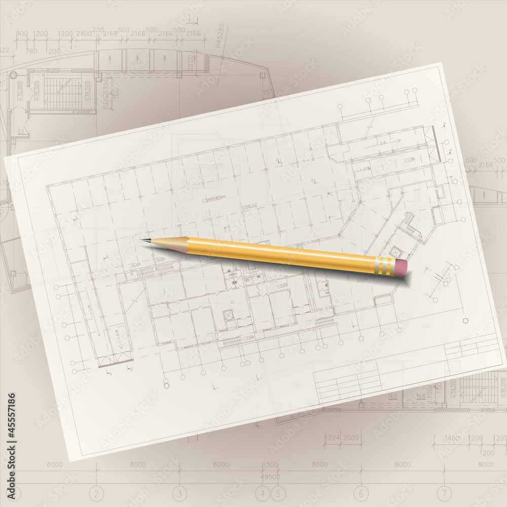 Architectural background. Part of architectural project Architectural background. Part of architectural project