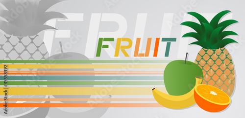 Fruit card background