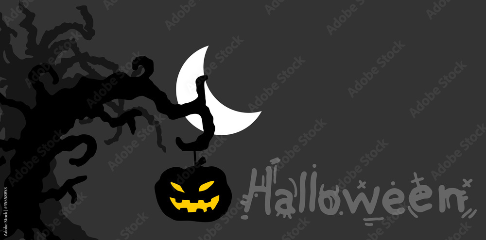 Shadow halloween background