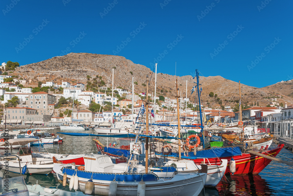 The port of Hydra, Greece
