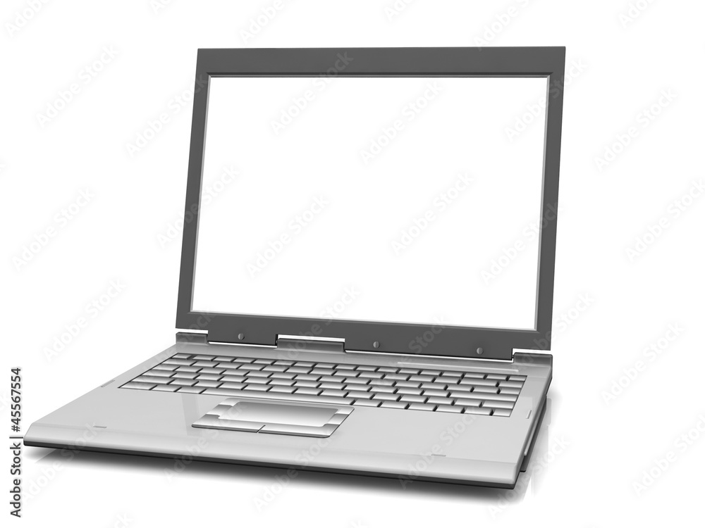 Professional Laptop isolated on white with empty space Professional Laptop isolated on white with empty space