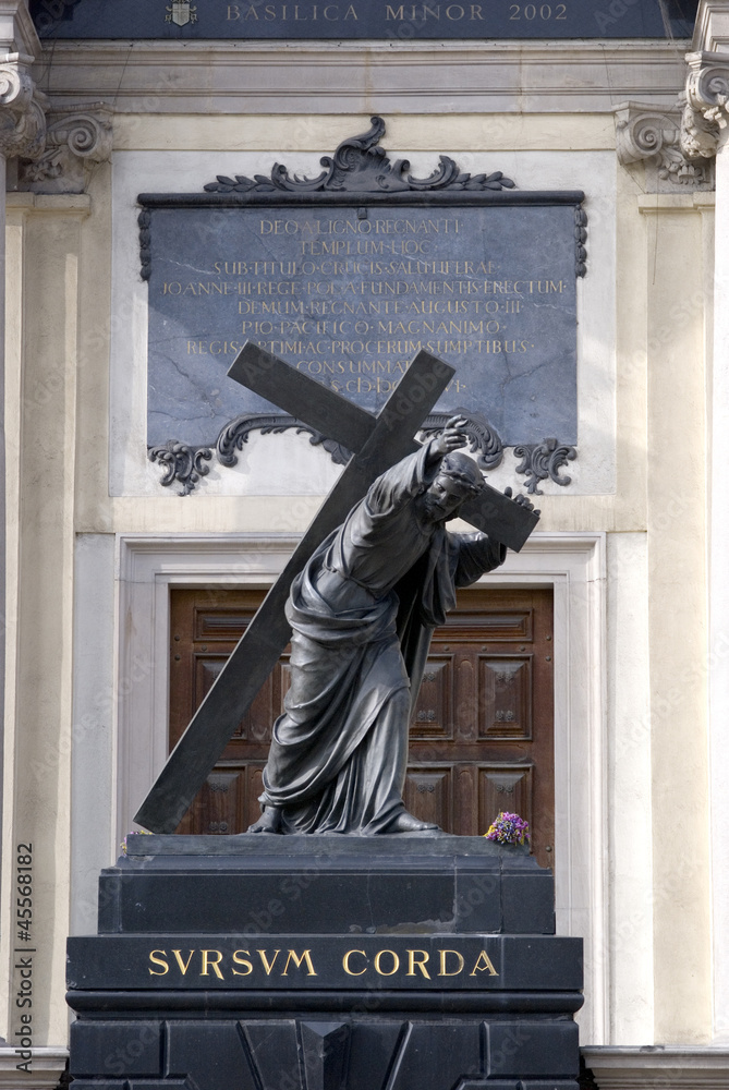 Obraz premium Holy Cross Church, Warszawa, Poland