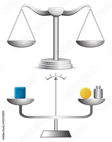 Balance vector illustration