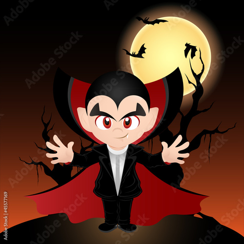 count dracula vector