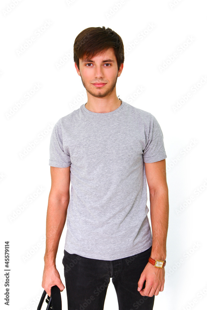 Portrait of a caucasian student Portrait of a caucasian student