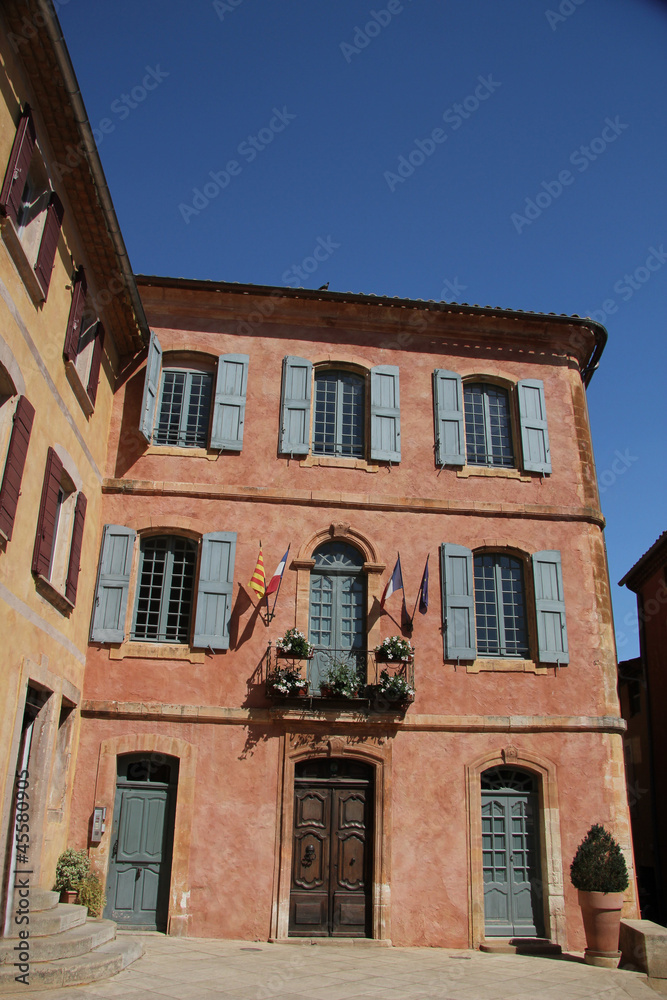 The town hall in Roussillon, Provence