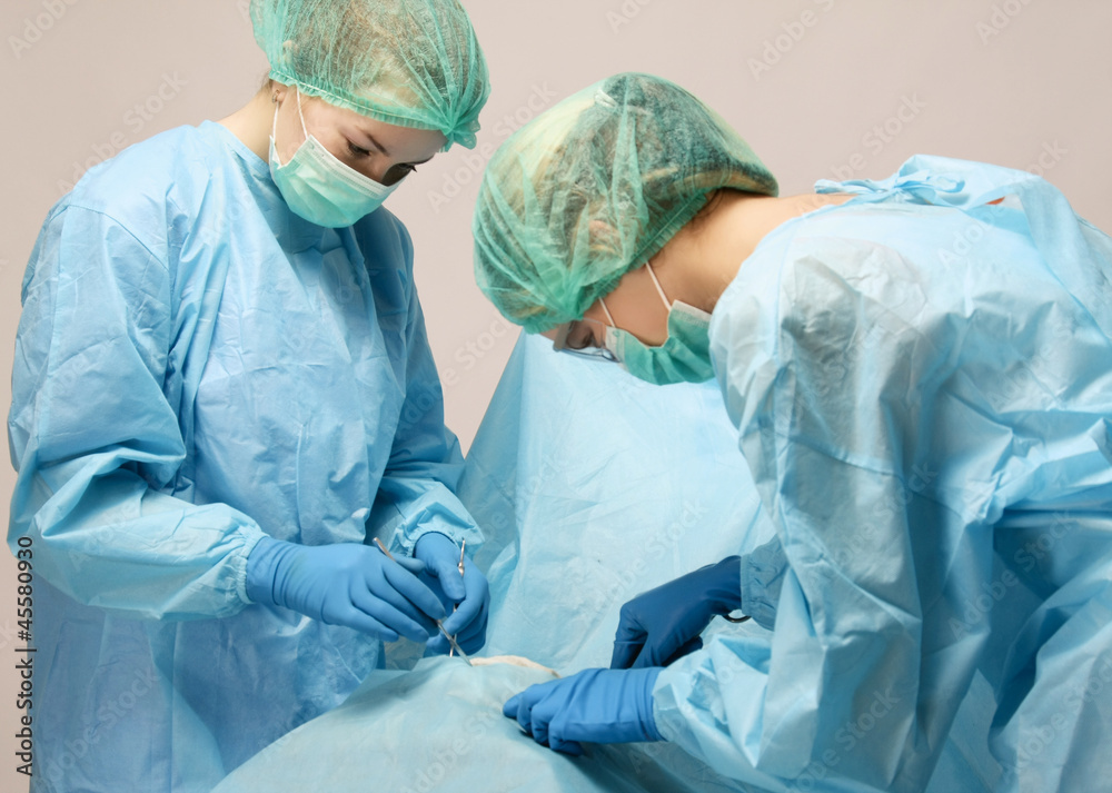 Operating a patient Operating a patient