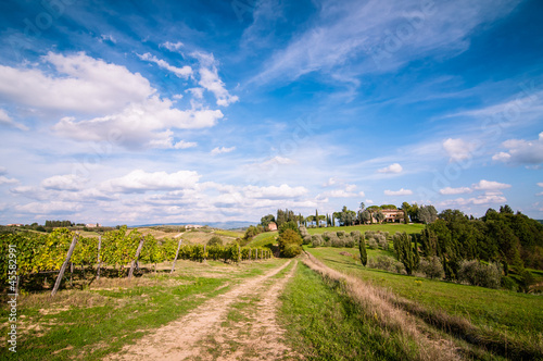 Tuscan countryside landscape
